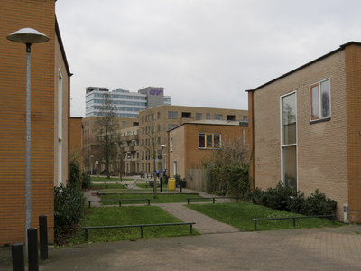 906766 Gezicht in de Katrijn van Leemputdreef in de wijk Overvecht te Utrecht.